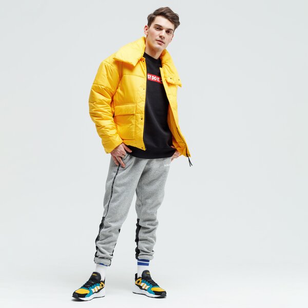 Kurtka zimowa męska ADIDAS KURTKA BIG BAFFLE JKT dz1431 kolor żółty
