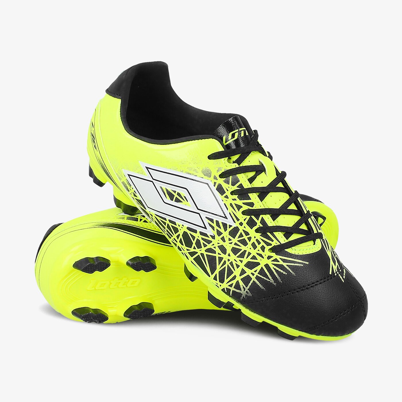 Buty piłkarskie dla dzieci LOTTO LZG 700 IX FG JR s9671 kolor żółty