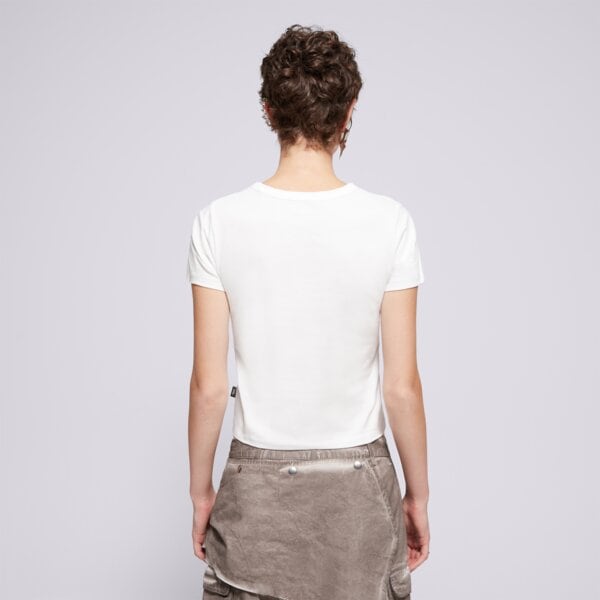 Koszulka damska VANS T-SHIRT BASIC MINI SS vn000jdqwht kolor biały