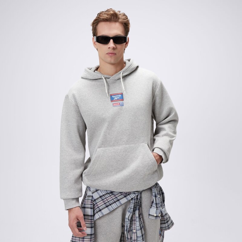 REEBOK BLUZA Z KAPTUREM RI BADGE