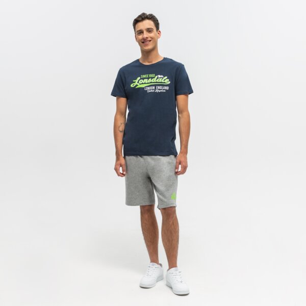 Koszulka męska LONSDALE T-SHIRT SS CROXTON 1150643025 kolor granatowy