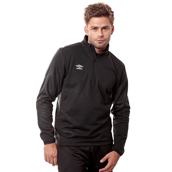Bluza męska UMBRO POLAR FLEECE ZIP 62610u060 kolor czarny