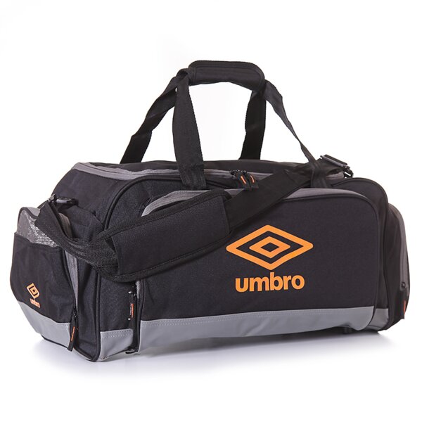 Torba sportowa damska UMBRO TORBA SMALL HOLDALL BLACK WHITE 30475ucih kolor czarny