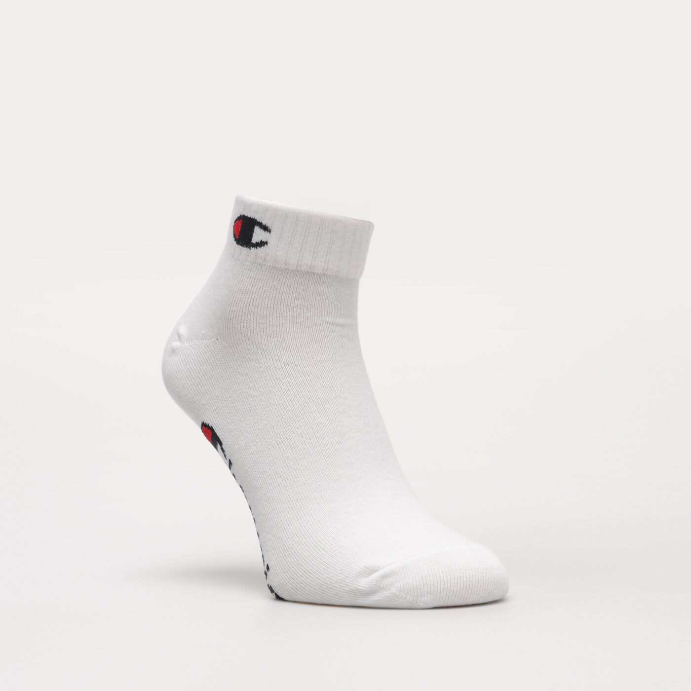 Skarpetki damskie CHAMPION SKARPETY 3PK QUARTER u20099ww001 kolor biały