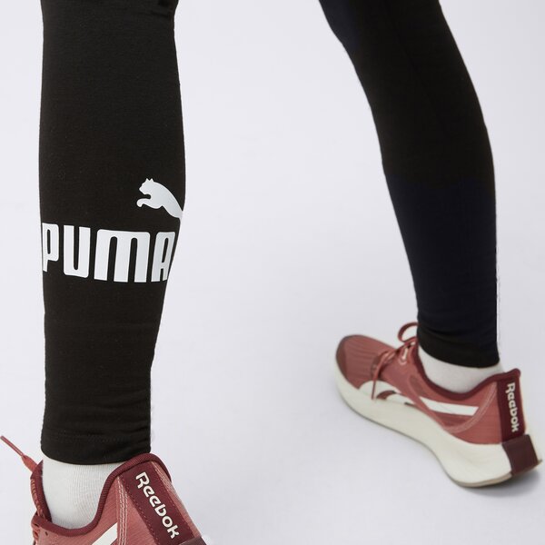 Spodnie dziecięce PUMA LEGGINGS ESS LOGO G 587035 01 kolor czarny