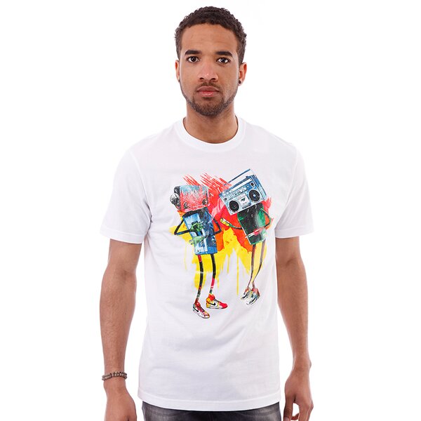 Koszulka męska NIKE T-SHIRT ROBOT DANCE 435016100 kolor biały
