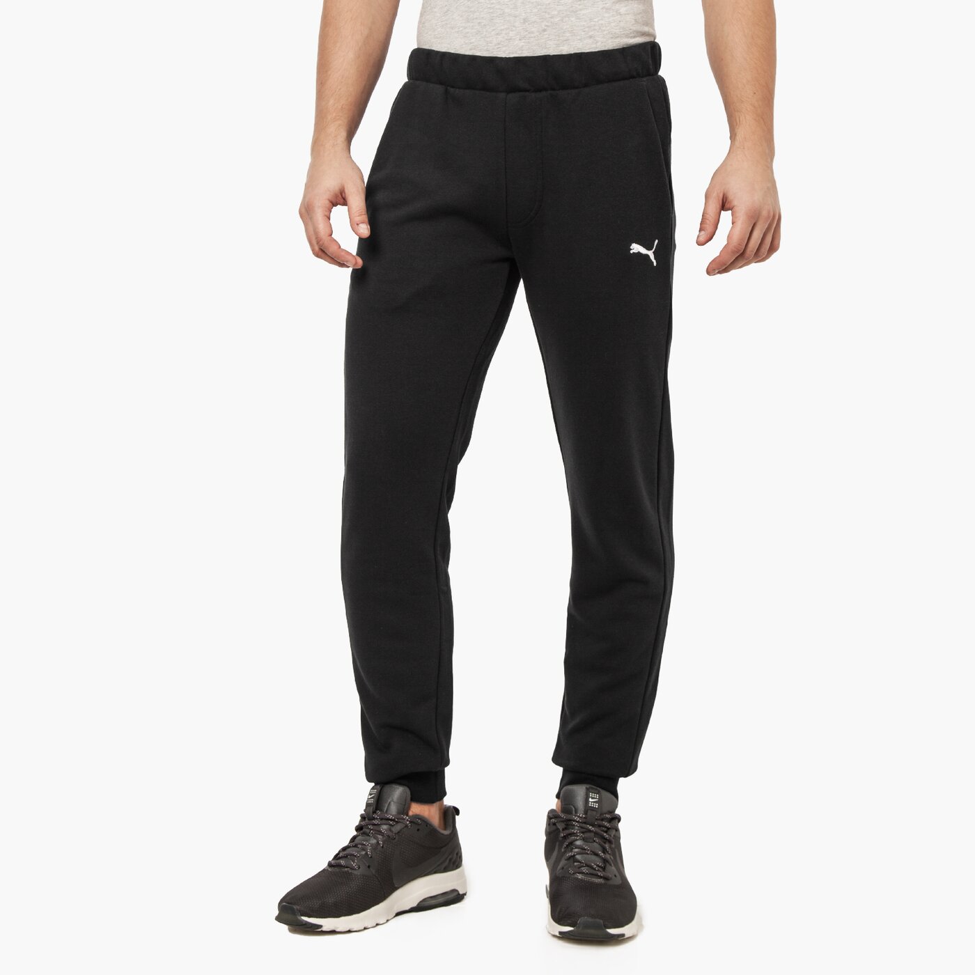 Spodnie dresowe męskie PUMA SPODNIE ESS SWEAT SLIM 83838001 kolor czarny