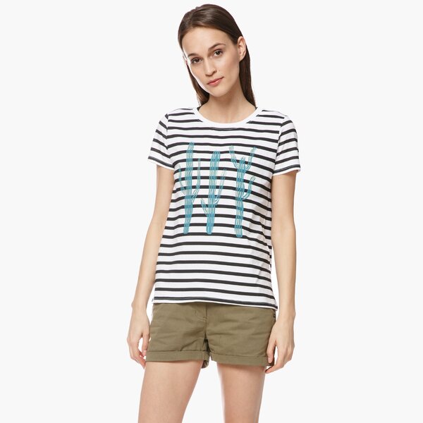 Koszulka damska FEEWEAR T-SHIRT KAKTUS fw17tsd23001 kolor biały