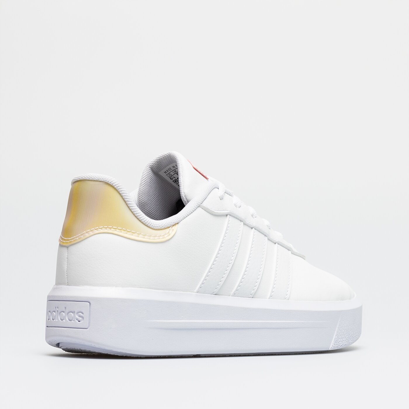 Buty sportowe damskie ADIDAS COURT PLATFORM gv8997 kolor biały