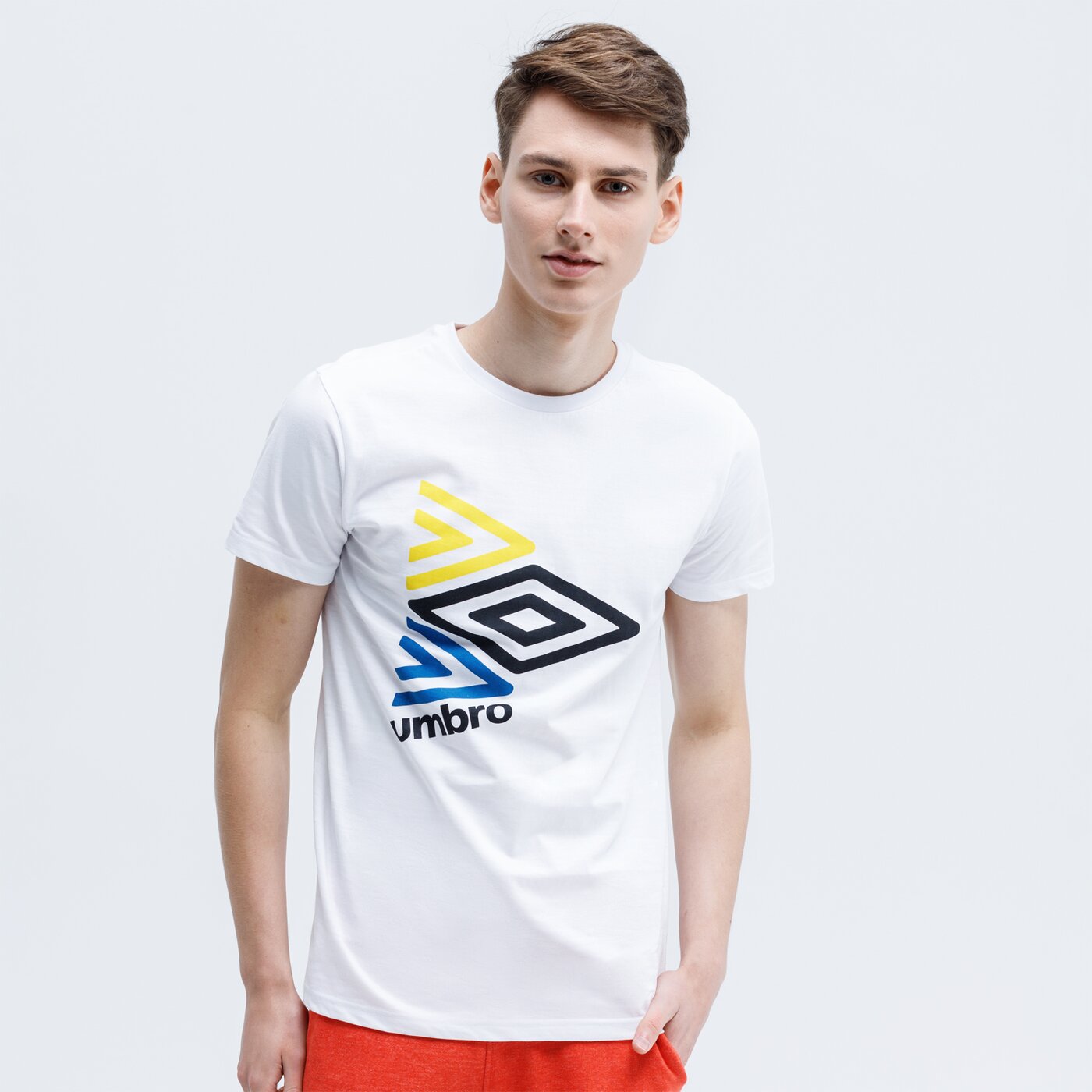 Koszulka męska UMBRO T-SHIRT ODELO ul120tsm74003 kolor biały