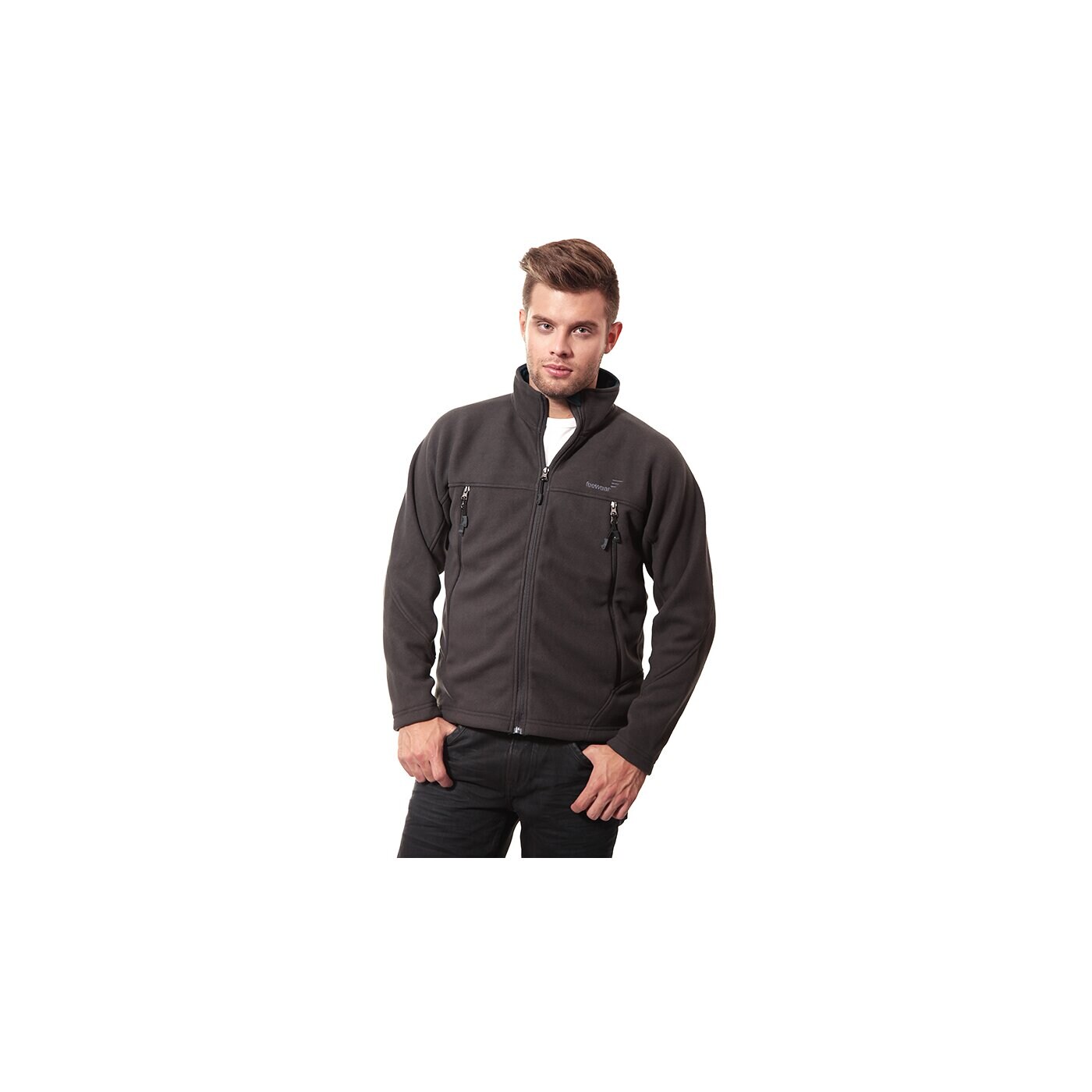 Bluza męska FEEWEAR POLAR KANSAS fw34plm01001 kolor szary