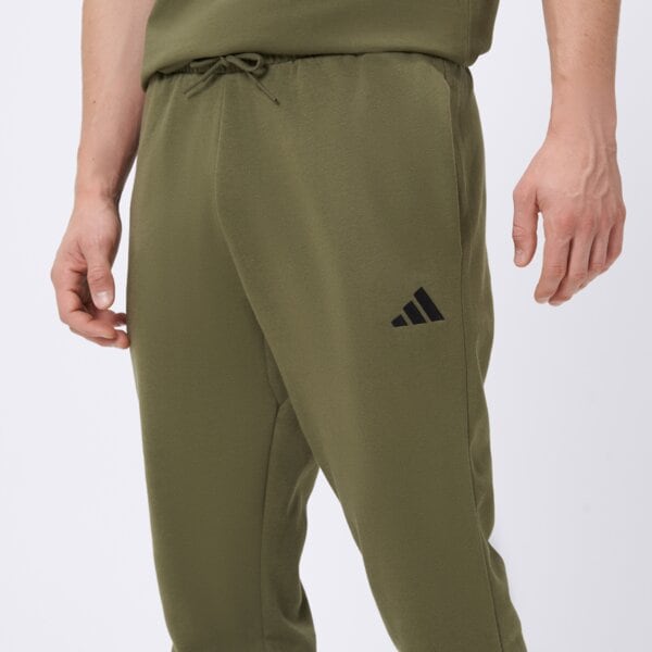 Spodnie dresowe męskie ADIDAS SPODNIE M FEELCOZY PANT je3812 kolor khaki