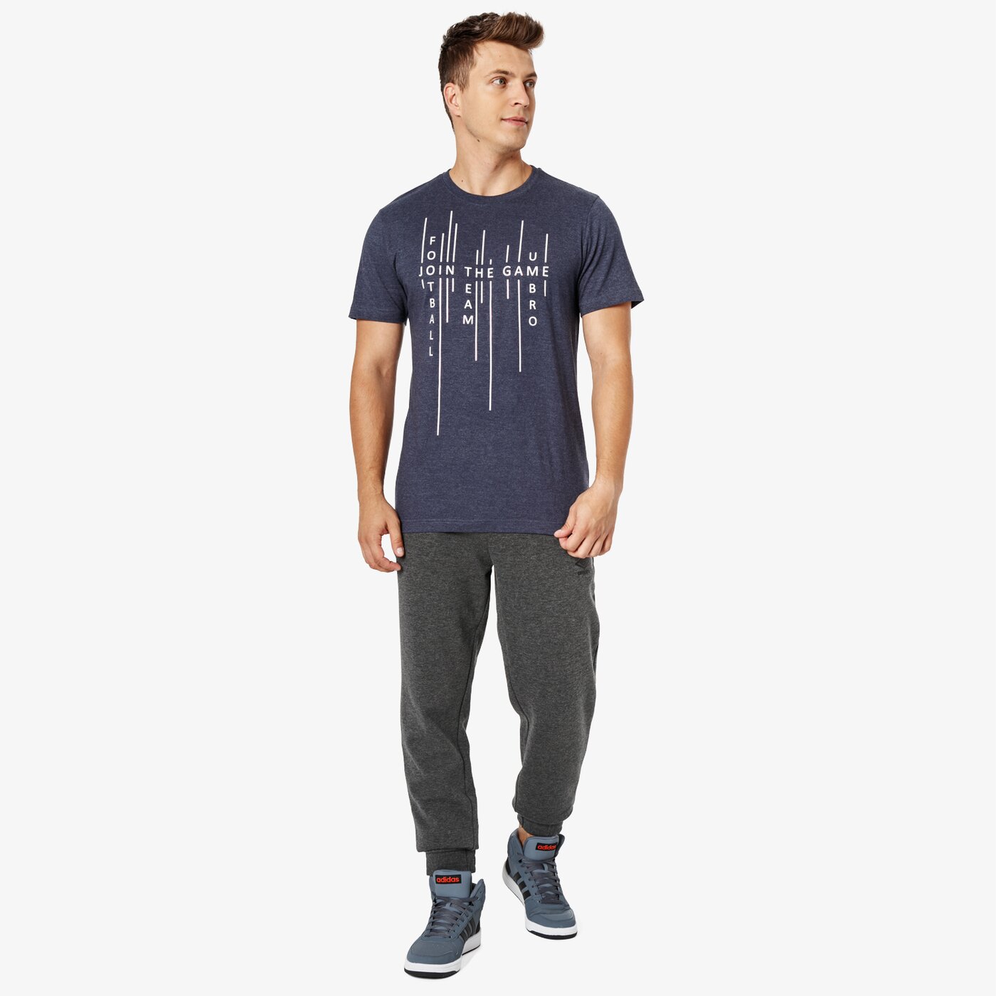 Koszulka męska UMBRO T-SHIRT SS VOLUME ul38tsm47002 kolor granatowy