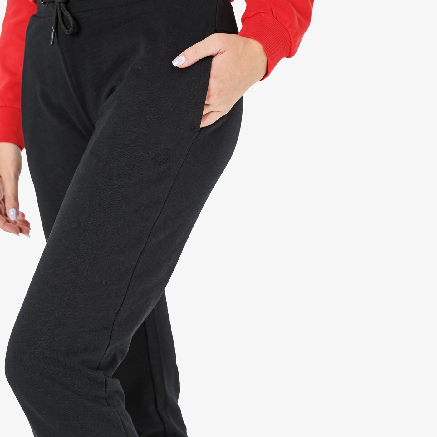 Spodnie dresowe damskie LOTTO SPODNIE MOON lo38spd12001 kolor czarny