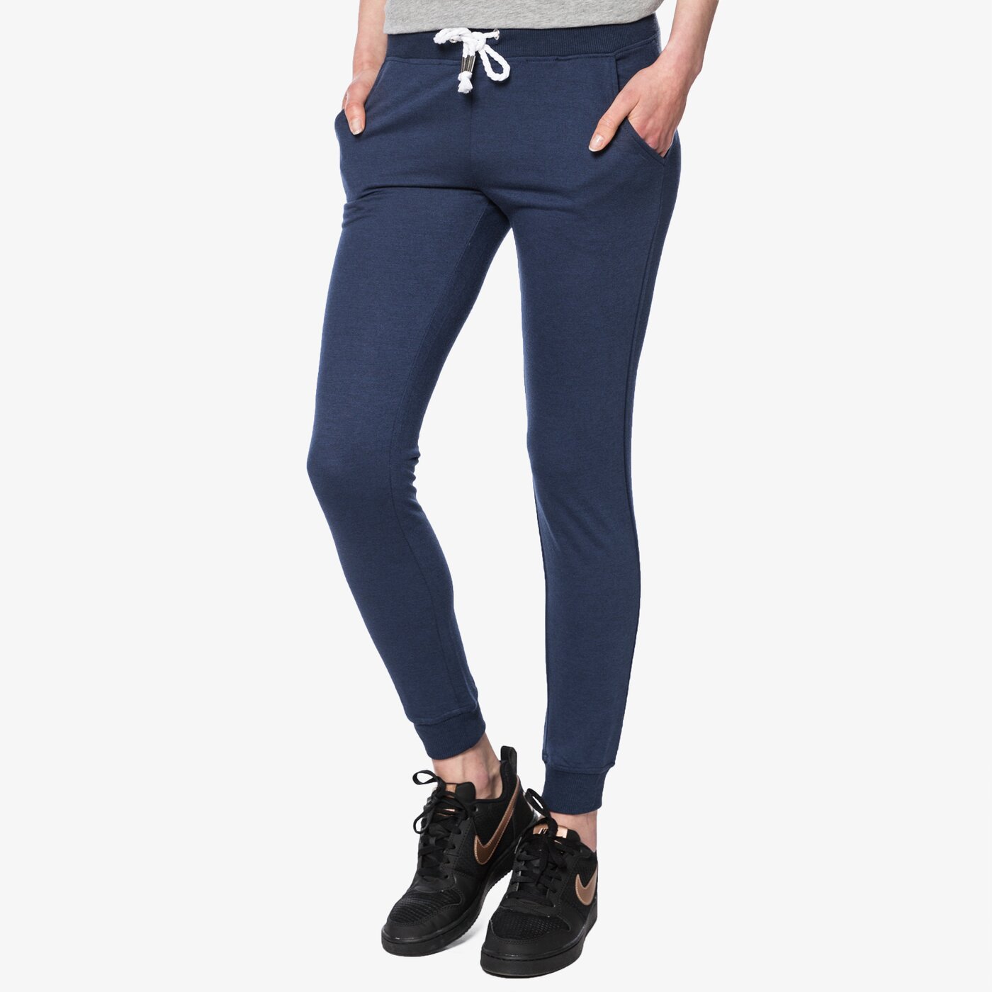 Spodnie dresowe damskie LOTTO SPODNIE PICOGORDO lo17spd02001 kolor granatowy