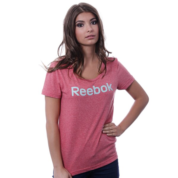 Koszulka damska REEBOK T-SHIRT MELANGE TEE z08594 kolor różowy