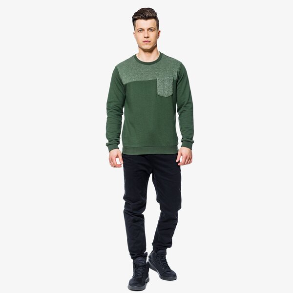 Bluza męska FEEWEAR BLUZA LOUIS fw18blm19001 kolor zielony