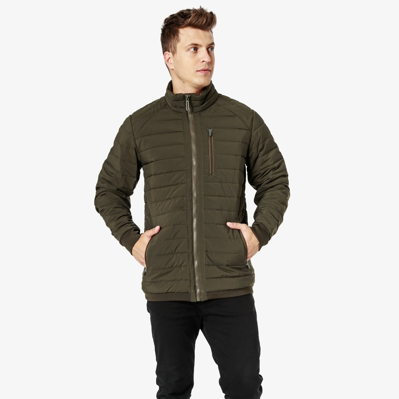 Kurtka zimowa męska FEEWEAR KURTKA PECOS fw38kum34002 kolor khaki