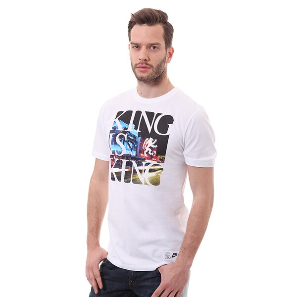 Koszulka męska NIKE T-SHIRT KING IS KING TEE 611344100 kolor biały