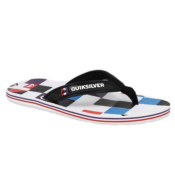 Klapki męskie QUIKSILVER ECLIPSED PRINT  krmsl153wbus kolor biały