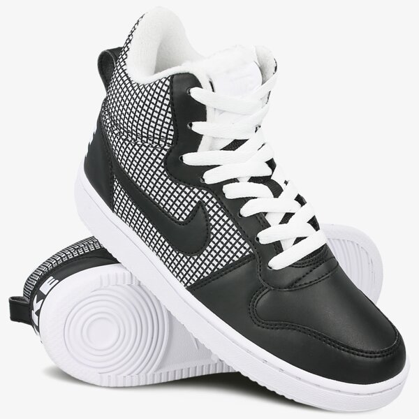 Buty sportowe damskie NIKE WMNS COURT BOROUGH MID SE. 916793100 kolor czarny