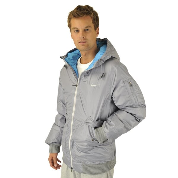 Kurtka zimowa męska NIKE KURTKA BOMBER JACKET 418994065 kolor szary