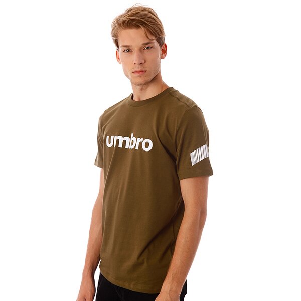 Koszulka męska UMBRO T-SHIRT TRN CTN TEE 62263ua0d kolor khaki
