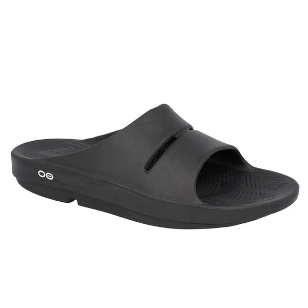 Klapki męskie OOFOS OOAHH SLIDE  1100blackm kolor czarny