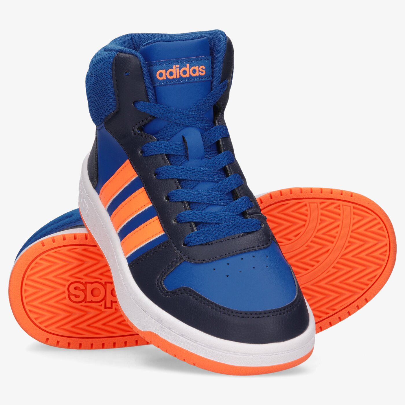 Buty dziecięce ADIDAS HOOPS MID 2.0 K gz7769 kolor niebieski