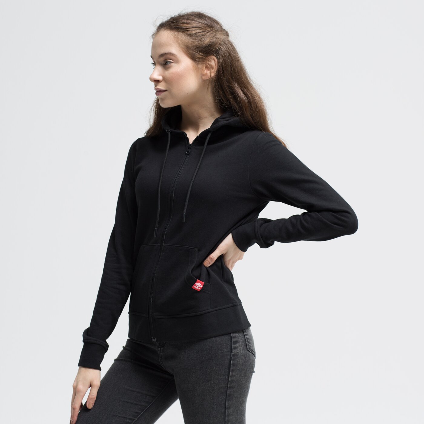 Bluza damska UMBRO BLUZA ROZPINANA Z KAPTUREM OTAMA ul39bld21001 kolor czarny