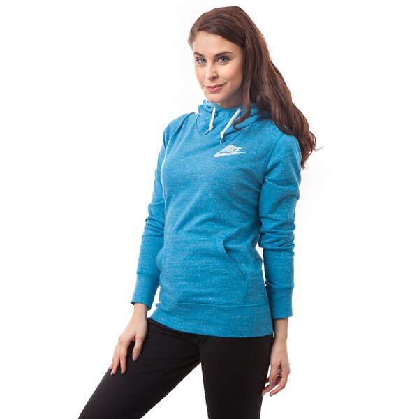 Bluza damska NIKE BLUZA GYM VINTAGE HOODY 614820413 kolor niebieski