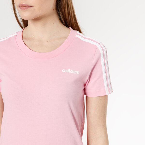 Koszulka damska ADIDAS T-SHIRT SS W E 3S SLIM du0633 kolor różowy