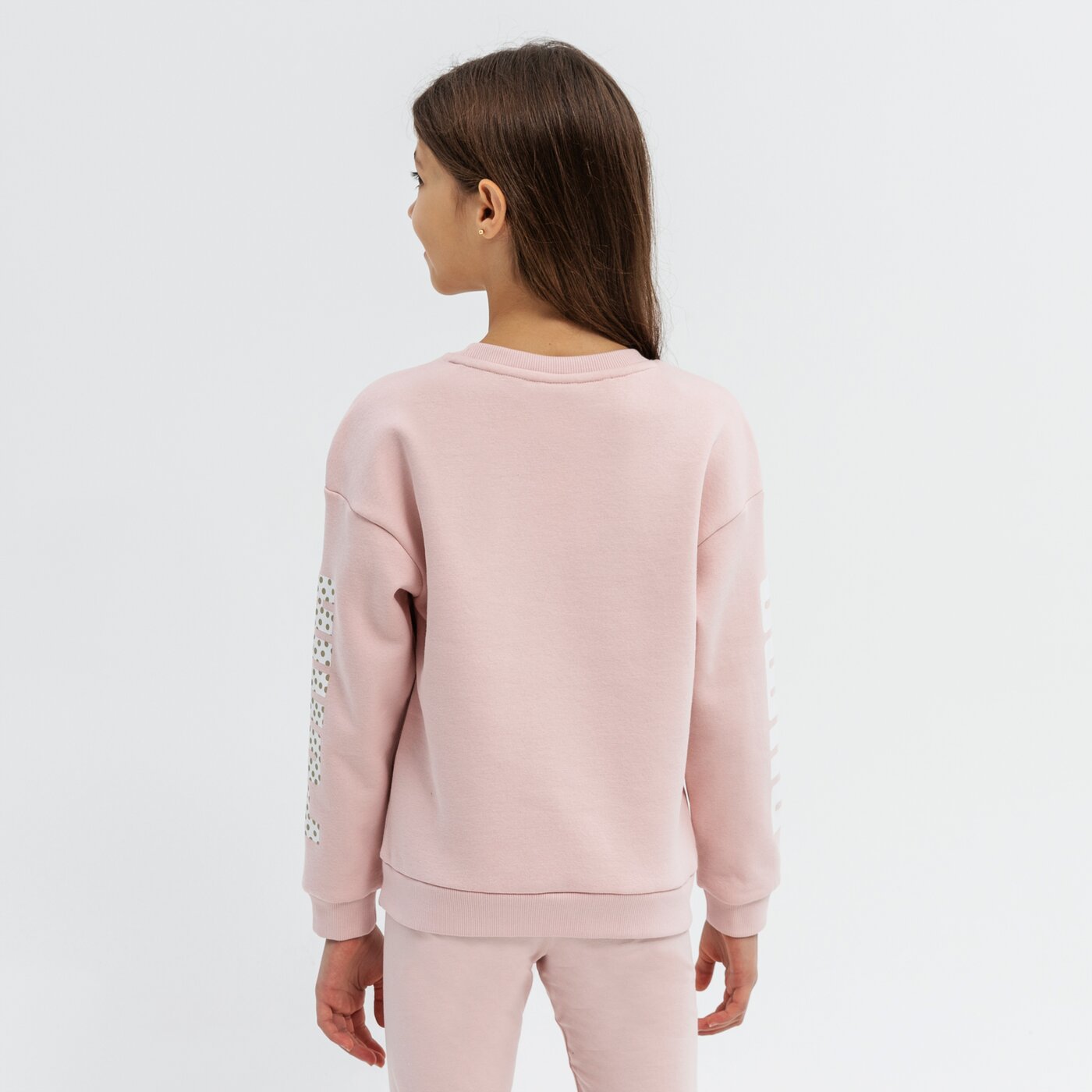 Bluza dziecięca PUMA BLUZA ALPHA CREW FL G 589231 36 kolor różowy