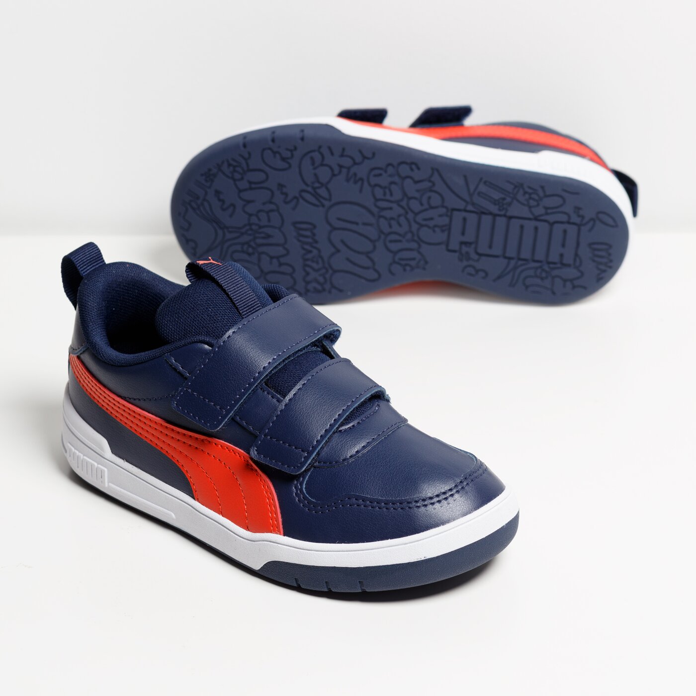 Buty dziecięce PUMA MULTIFLEX SL V PS 38074002 kolor granatowy