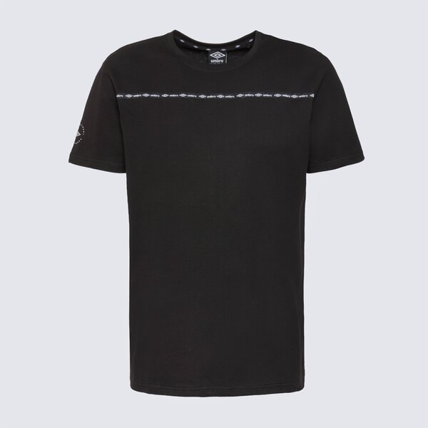 Koszulka męska UMBRO T-SHIRT ESS STRIPE ul125tsm07001 kolor czarny