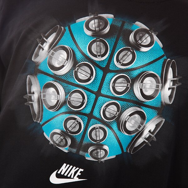 Koszulka męska NIKE T-SHIRT BB SPEAKER BALL 545940010 kolor czarny