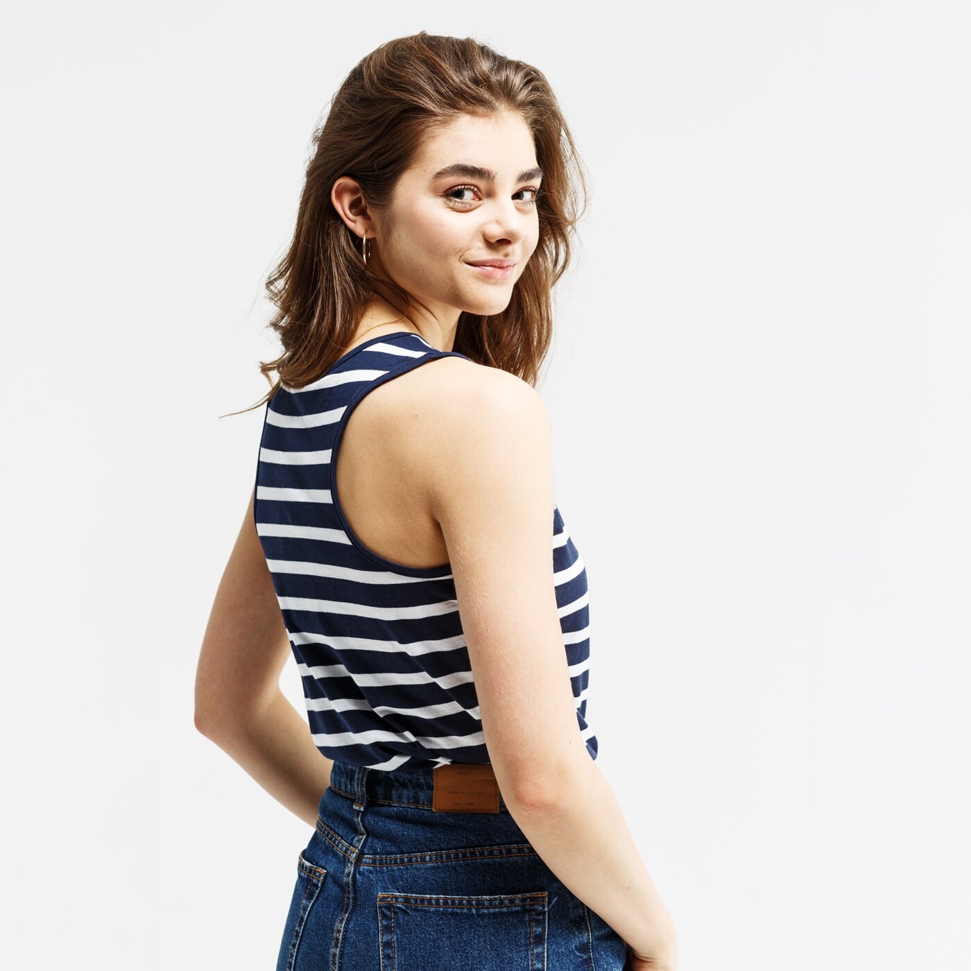 Top damski FEEWEAR TANK IQUITOS fw19tsd31001 kolor granatowy