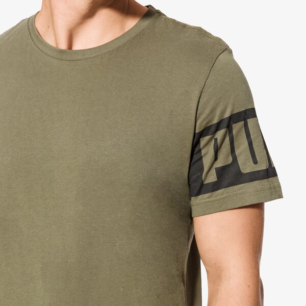 Koszulka męska PUMA T-SHIRT SS REBEL 59245314 kolor khaki
