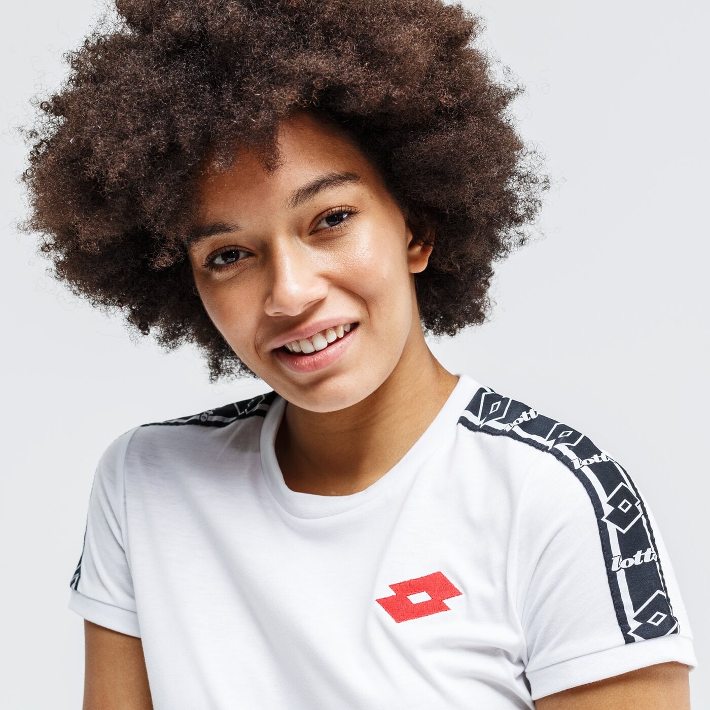 Koszulka damska LOTTO T-SHIRT ATHLETICA CLASSIC W II JS 214394-0f1 kolor biały