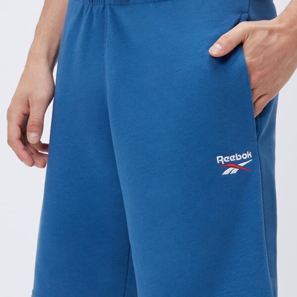 Spodenki męskie REEBOK SZORTY IDENTITY SMALL LOGO FT SHORT 100217212 kolor niebieski
