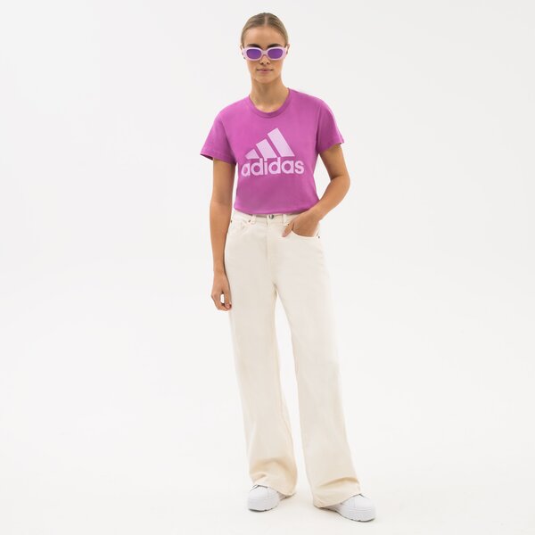 Koszulka damska ADIDAS T-SHIRT W BL T hl2034 kolor fioletowy