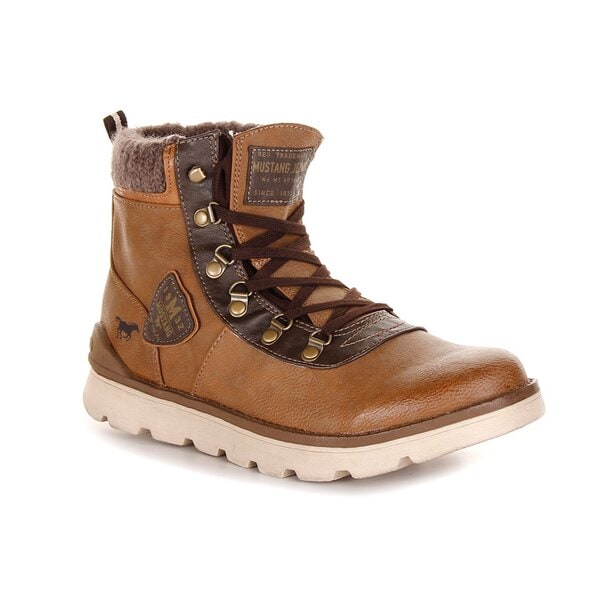 Buty sportowe męskie MUSTANG  31a008 kolor brązowy