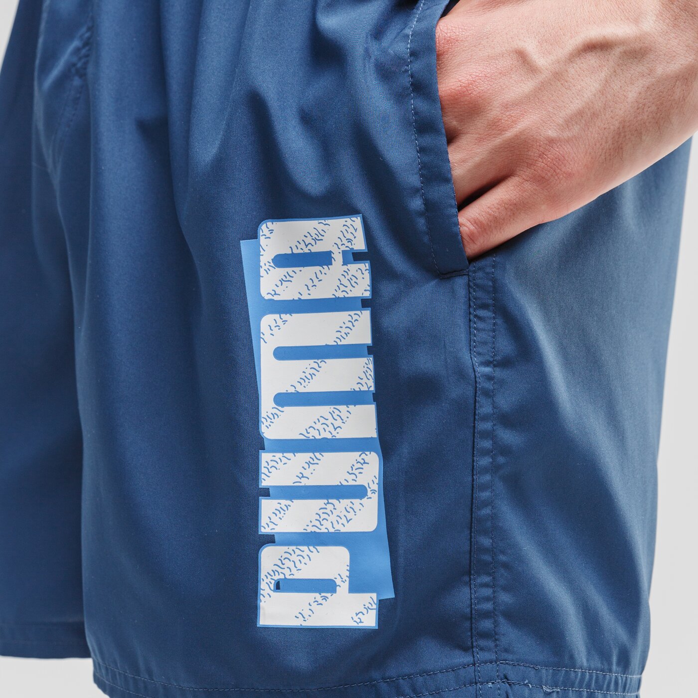 Spodenki męskie PUMA SZORTY ESS+ SUMMER PUMA 843727 43 kolor granatowy