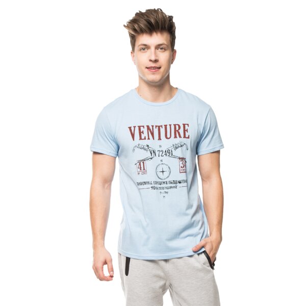 Koszulka męska FEEWEAR T-SHIRT TERR fw16tsm56002 kolor niebieski