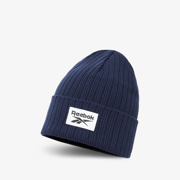 Czapka zimowa damska REEBOK CZAPKA TE BEANIE gh0430 kolor granatowy