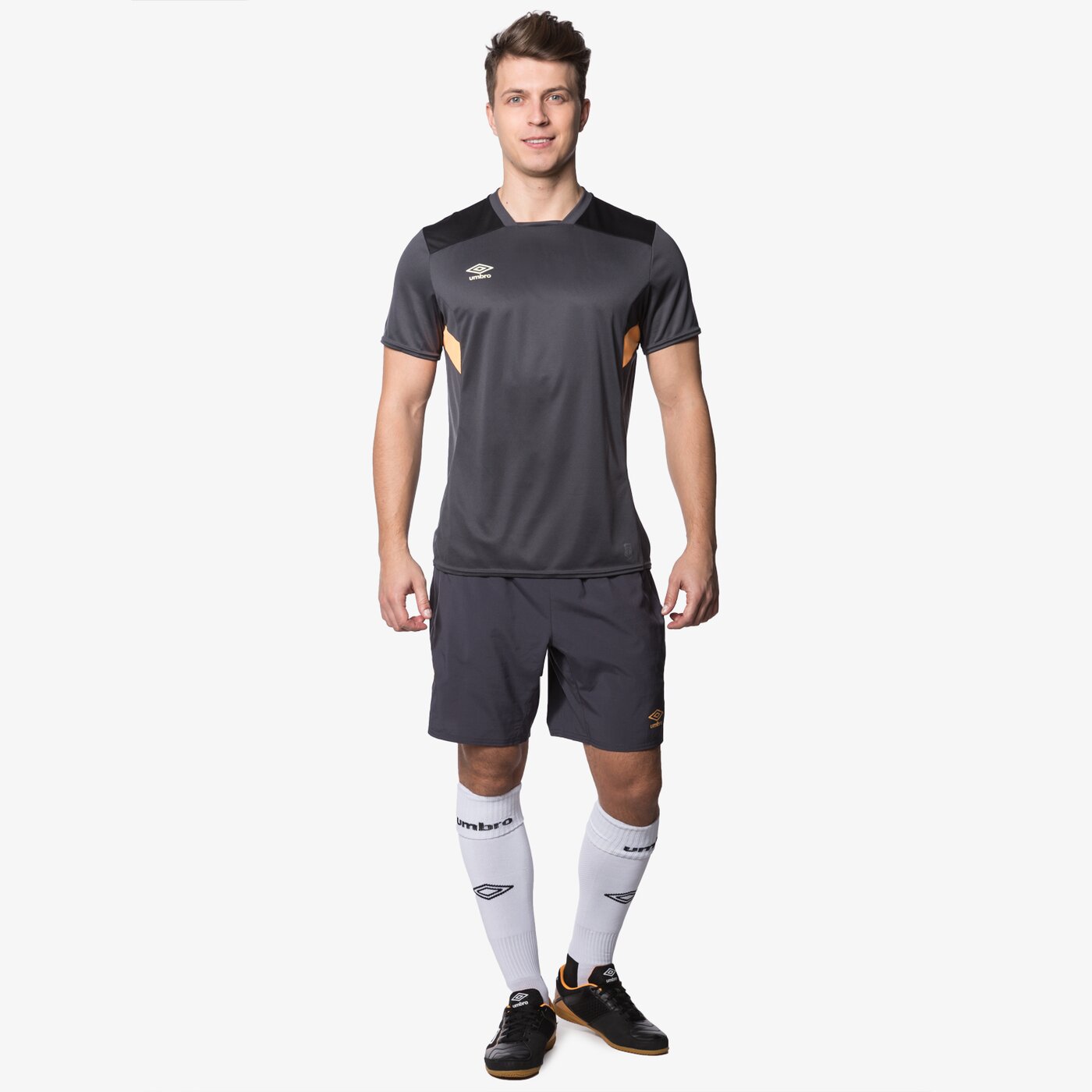 Koszulka męska UMBRO T-SHIRT PRO TRAINING 64454uemw kolor szary