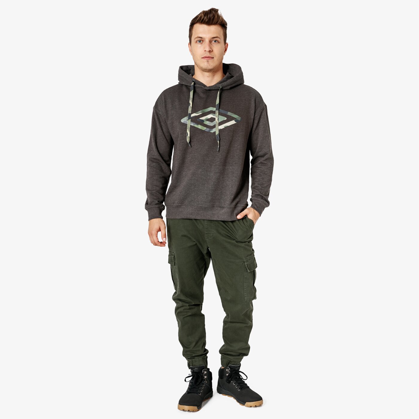 Bluza męska UMBRO BLUZA OPAL ul38blm01002 kolor szary