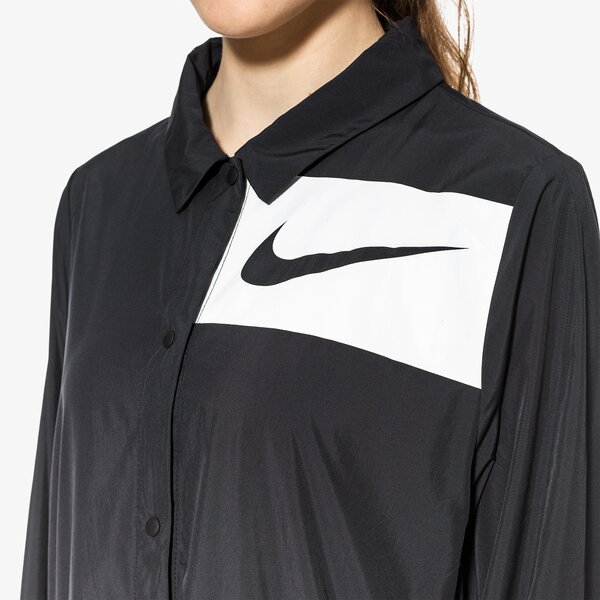 Kurtka przejściowa damska NIKE KURTKA W NSW JKT SWSH 893029-010 kolor czarny