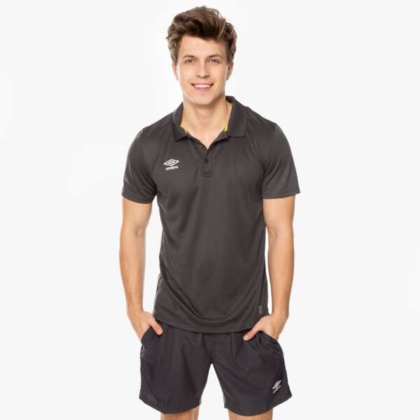 Koszulka polo męska UMBRO POLO PRO TRAINING POLY 64071uamv kolor czarny