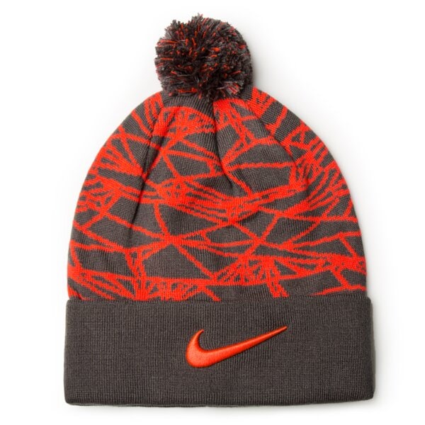 Czapka zimowa damska NIKE CZAPKA WINTERIZE POM BEANIE 717116021 kolor szary